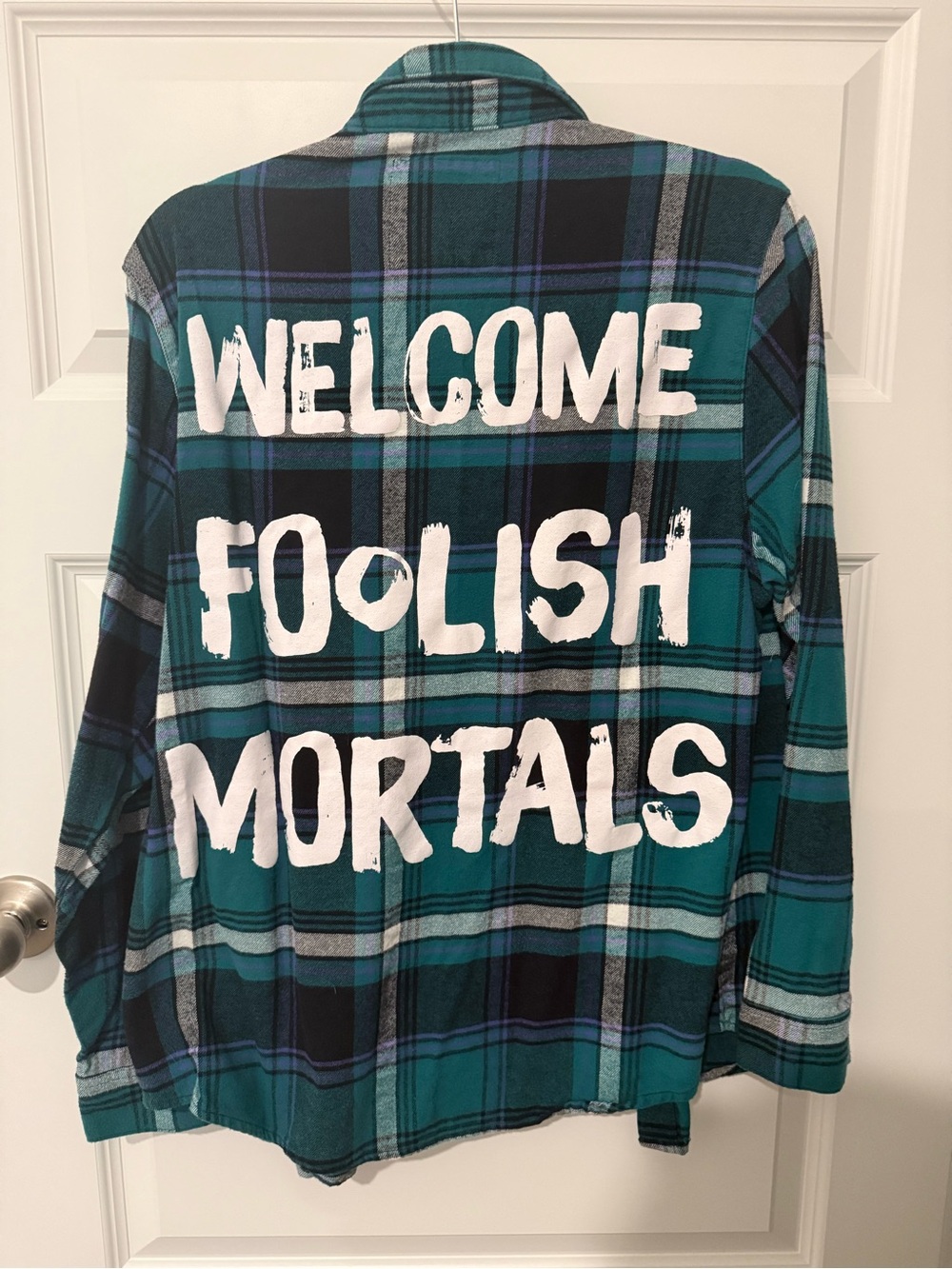 Cakeworthy Haunted Mansion Flannel Size L